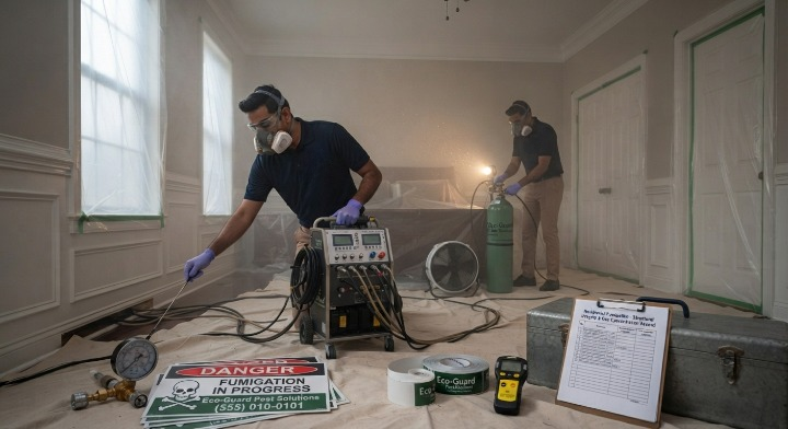 Professional Fumigation Process